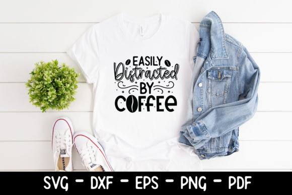Easily Distracted by Coffee SVG Review