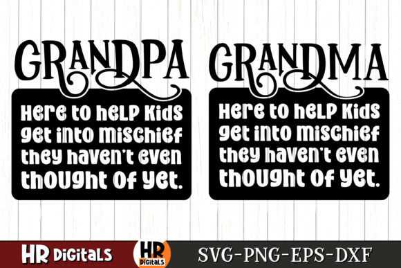 Funny Grandma and Grandpa Mischief SVG Review