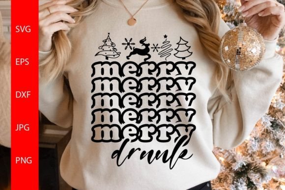 Merry Drunk I m Christmas SVG Review for Embroidery