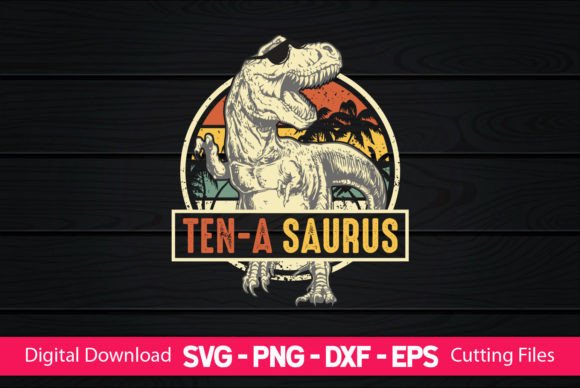 Ten-a Saurus Funny Dinosaur: A Designer's Review